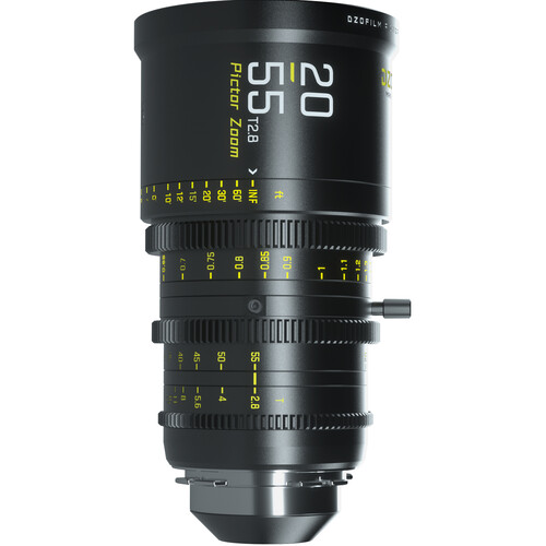 DZO Film Pictor 20 to 55mm T2.8 Super35 Parfocal Zoom Lens (PL Mount and EF Mount)